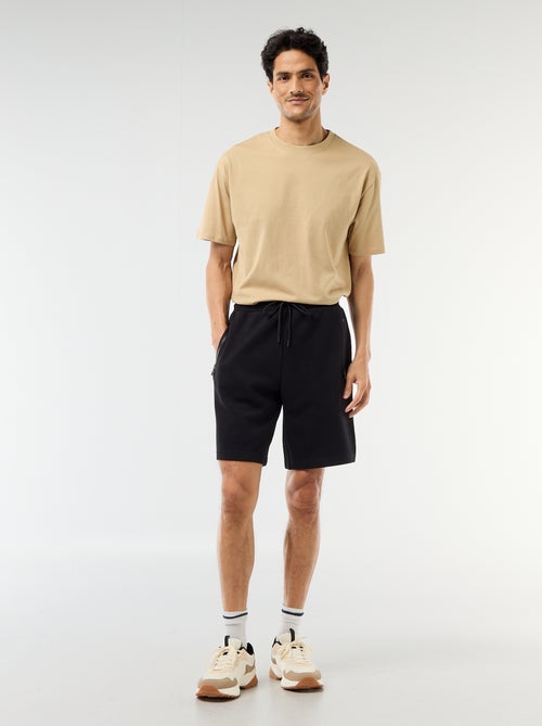 Bermuda en maille piqué style sport - Kiabi