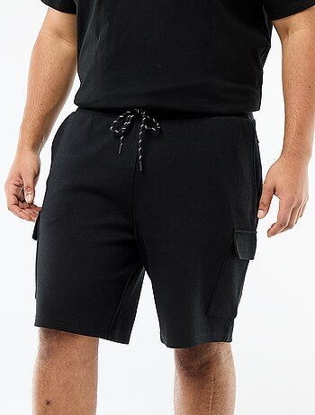 Bermuda en maille piquée avec poches à rabat