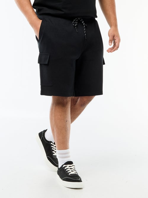 Bermuda en maille piquée avec poches à rabat - Kiabi