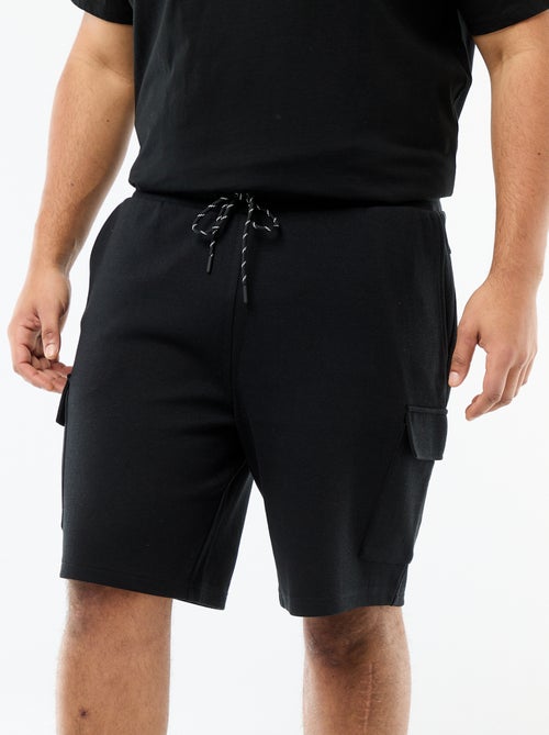 Bermuda en maille piquée avec poches à rabat - Kiabi