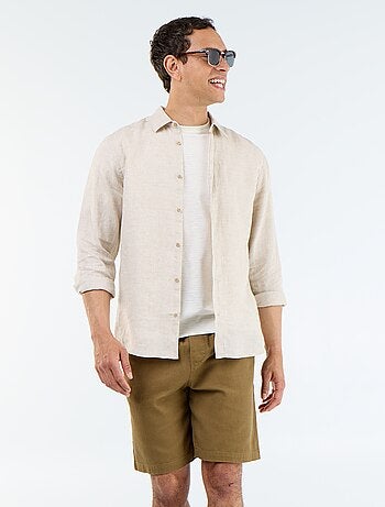 Bermuda en molleton léger avec cordons de serrage