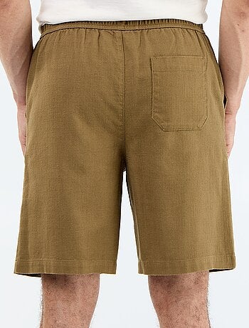 Bermuda en molleton léger avec cordons de serrage