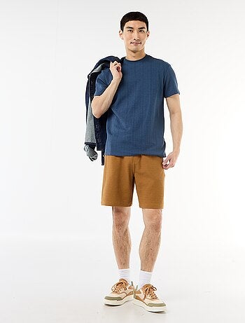 Bermuda en molleton léger (french-terry)