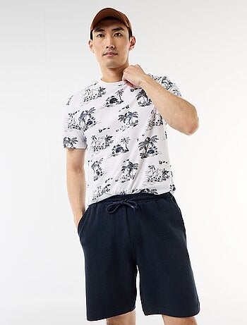 Bermuda en molleton léger (french-terry)