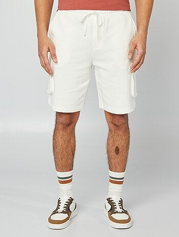 Bermuda en molleton léger multipoches