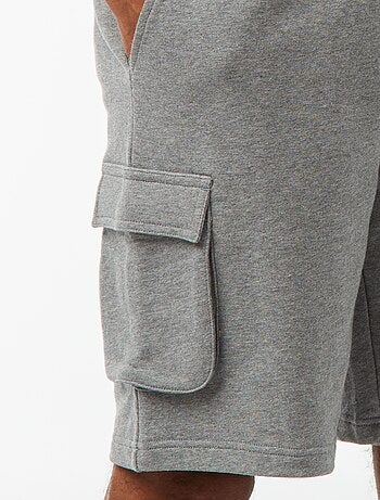 Bermuda en molleton léger multipoches