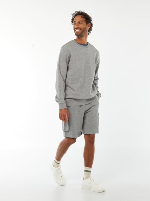 Bermuda en molleton léger multipoches - Kiabi Bermuda en molleton léger multipoches - Kiabi