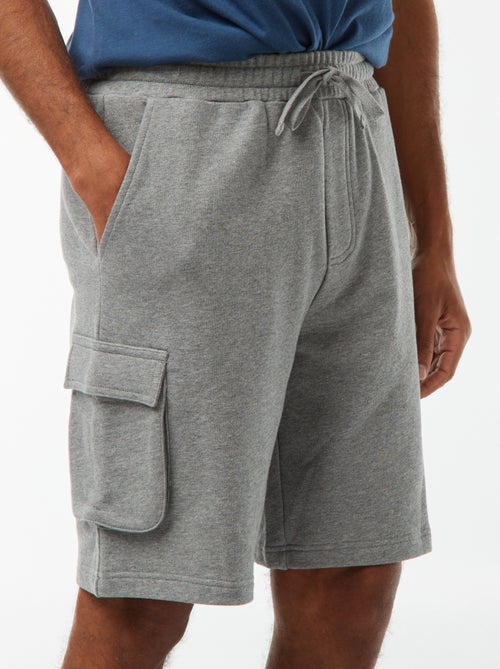 Bermuda en molleton léger multipoches - Kiabi Bermuda en molleton léger multipoches - Kiabi