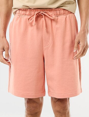 Bermuda en molleton léger uni