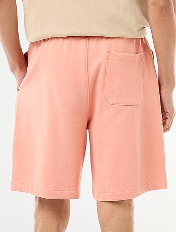 Bermuda en molleton léger uni