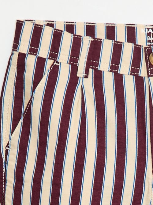 Bermuda en oxford ajustable - Kiabi