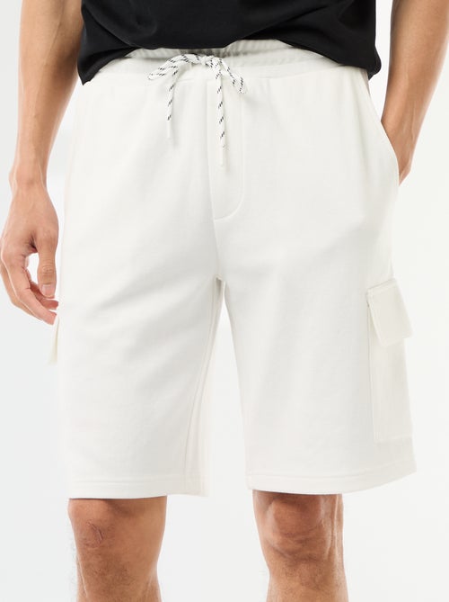 Bermuda en piqué de coton multipoches - Kiabi