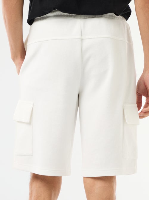 Bermuda en piqué de coton multipoches - Kiabi