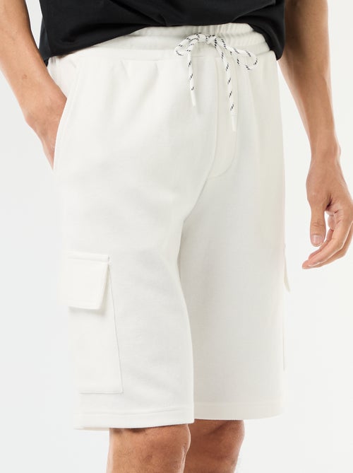 Bermuda en piqué de coton multipoches - Kiabi