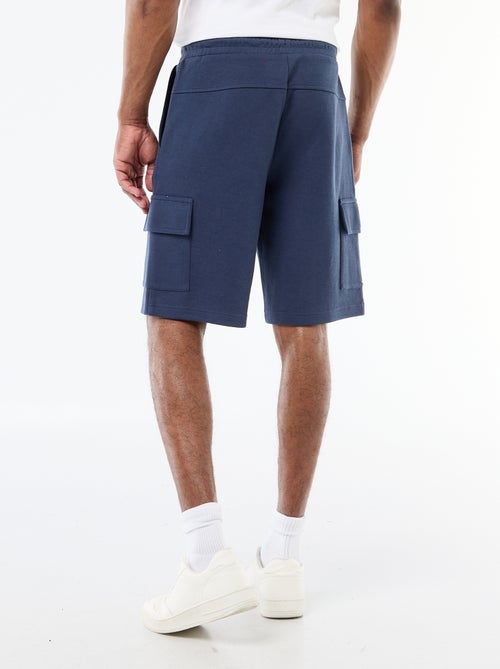 Bermuda en piqué de coton multipoches - Kiabi
