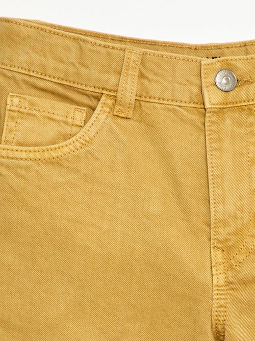Bermuda en twill 5 poches - Kiabi