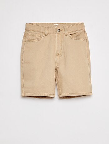 Bermuda en twill coupe loose