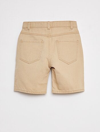 Bermuda en twill coupe loose