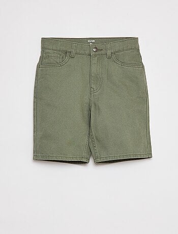 Bermuda en twill coupe loose