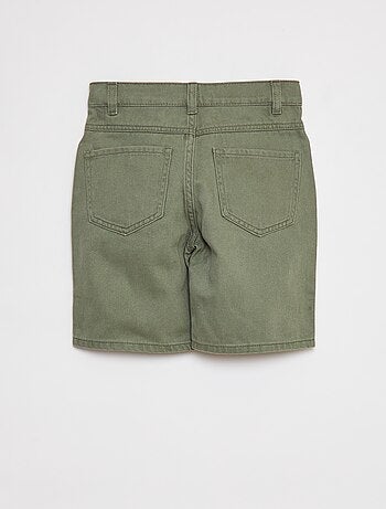 Bermuda en twill coupe loose