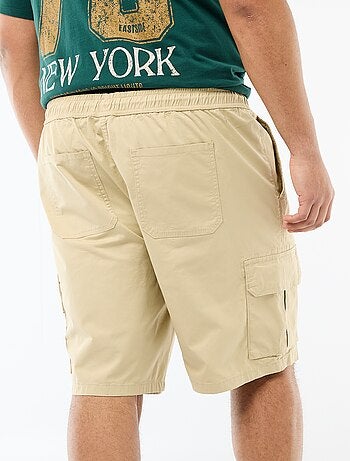 Bermuda en twill multipoches