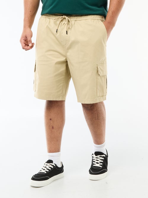 Bermuda en twill multipoches - Kiabi