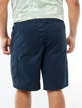 Bermuda en twill multipoches