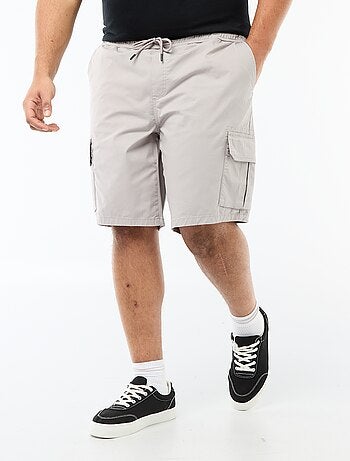 Bermuda en twill multipoches