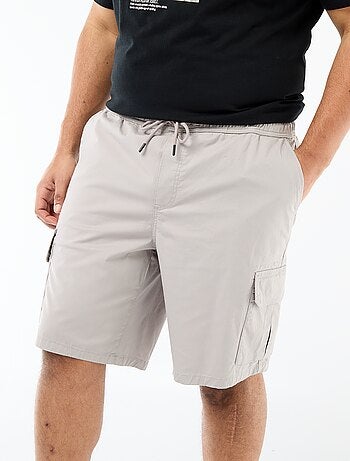 Bermuda en twill multipoches