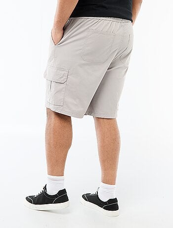 Bermuda en twill multipoches