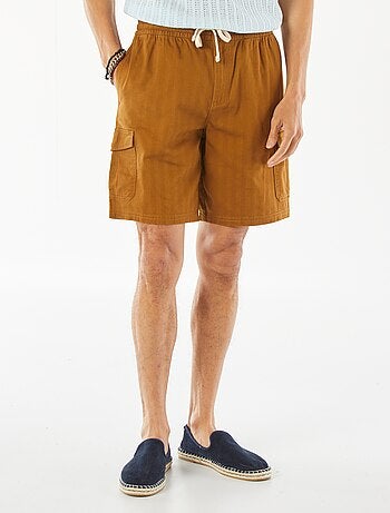 Bermuda en twill multipoches