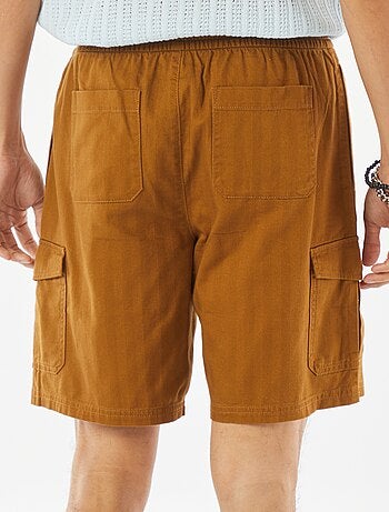 Bermuda en twill multipoches