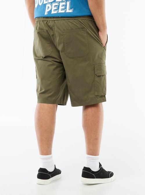 Bermuda en twill multipoches - Kiabi