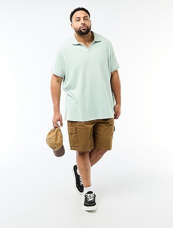 Bermuda en twill multipoches