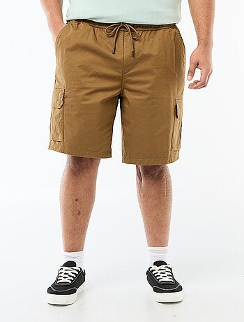 Bermuda en twill multipoches