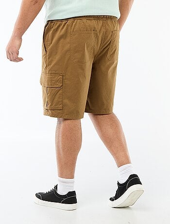 Bermuda en twill multipoches