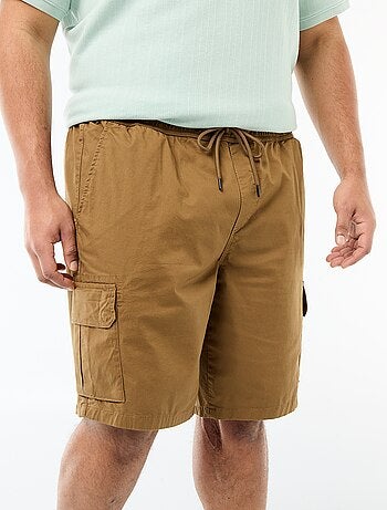 Bermuda en twill multipoches