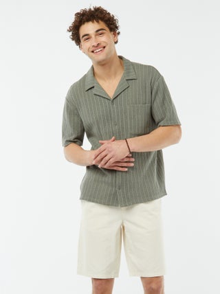 Bermuda en twill uni