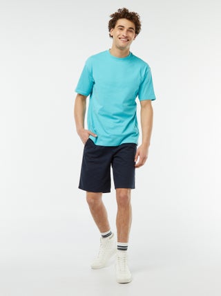 Bermuda en twill uni