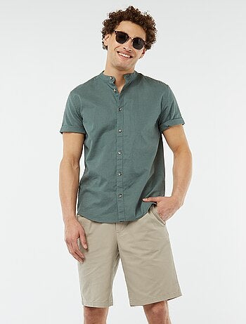 Bermuda en twill uni