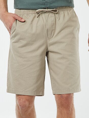 Bermuda en twill uni