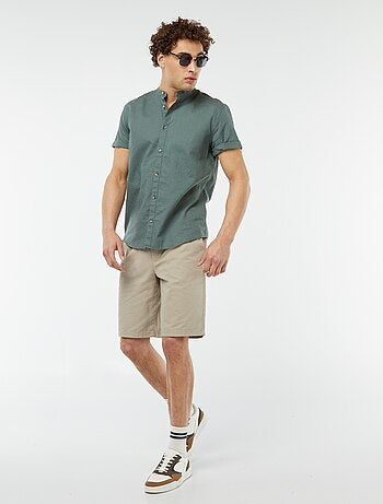 Bermuda en twill uni