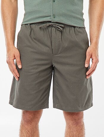 Bermuda en twill uni