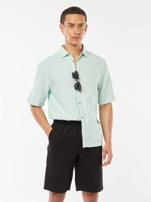 Bermuda en twill uni - Kiabi