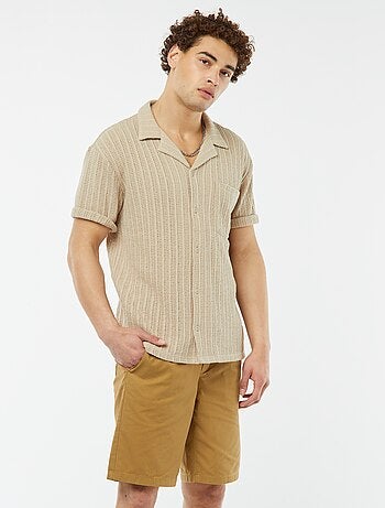 Bermuda en twill uni