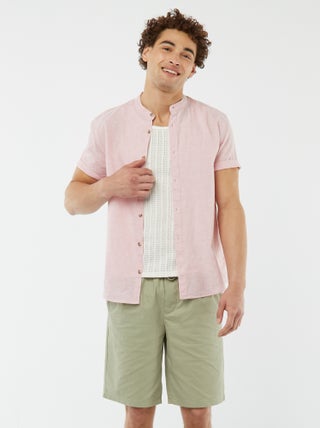 Bermuda en twill uni