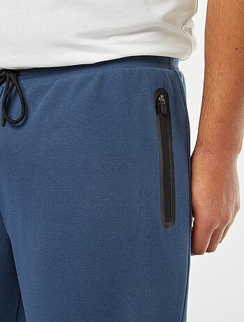 Bermuda esprit sport en maille piquée