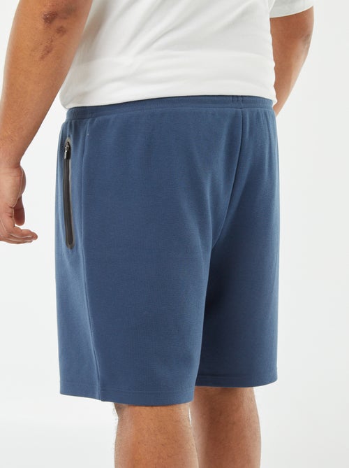 Bermuda esprit sport en maille piquée - Kiabi