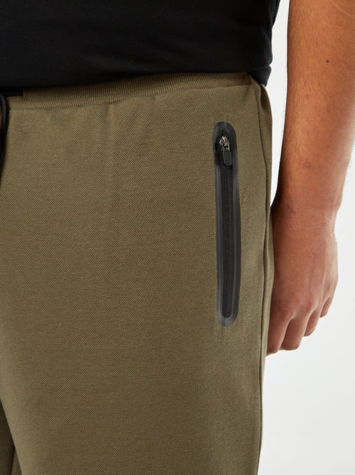 Bermuda esprit sport en maille piquée - Kiabi