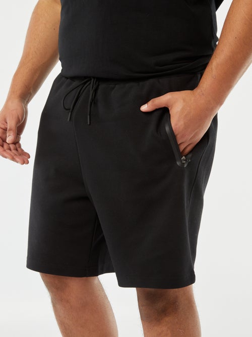 Bermuda esprit sport en maille piquée - Kiabi